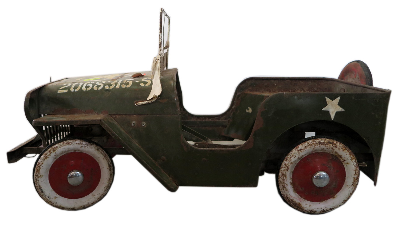 Willys jeep store pedal car